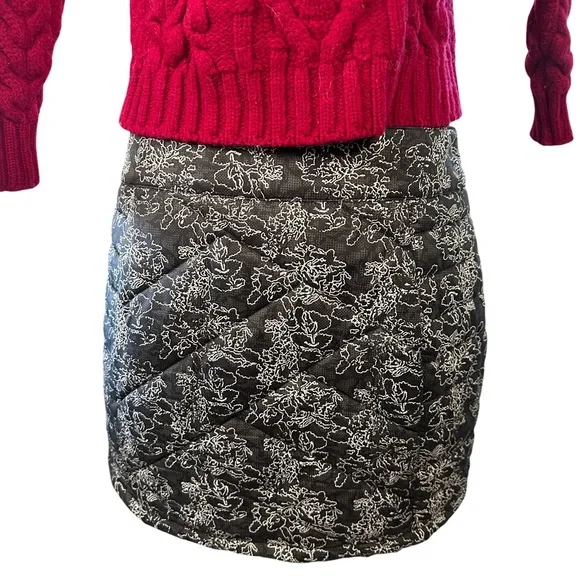 Smartwool Black and White Mini Skirt - Picture 2 of 6